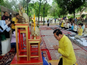 Ấn Độ: Thủ tướng Thái Lan cầu nguyện tại Bồ Đề Đạo Tràng