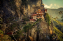 Chiêm ngưỡng vẻ đẹp tu viện Paro Taktsang nằm trên vách núi ở Bhutan