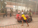 Hà Tĩnh: Lửa bén cháy quanh chùa Nhiễu Long