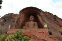 Tượng Phật Di Lặc được tạc trên “ Con đường tơ lụa”