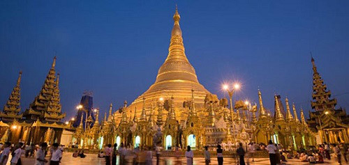 Ngôi chùa Phật giáo Shwedagon, Miến điện