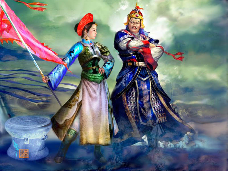 Vua Quang Trung và Ngọc Hân công chúa