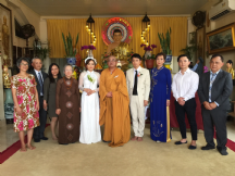 Lễ Hằng Thuận chú rể Nguyễn Thành Quang và cô dâu Lâm Thuý Diễm ngày 19.12.2021