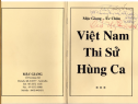 Vài điều với ông Trần Trí Trung về việc ông đã đạo văn tác phẩm 'Việt Nam Thi Sử Hùng Ca'