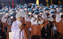 108 tu sĩ Phật giáo Hàn Quốc hành hương đi bộ 1.167km