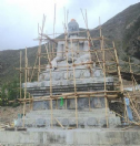 NEPAL: Tượng Phật bằng đá lớn nhất Nepal được an vị ở độ cao 12,600 feet 