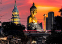 Thái Lan: Chiêm ngưỡng bức tượng phật khổng lồ có chiều cao 69m
