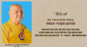 Tiểu sử Trưởng lão Hòa thượng Đạo hiệu Thích Thiện Duyên (1928 - 2021)