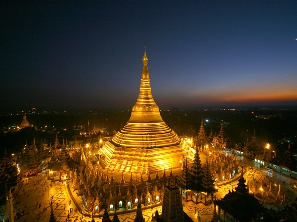 Đền Shwedagon – Yagon, Myanmar
