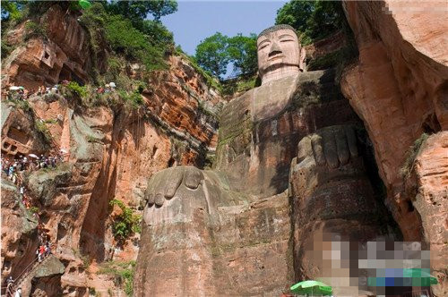 The Leshan Buddha statue. (Image: NTDTV.com)