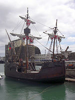 H.5 Chiếc tàu buồm (tái tạo) Santa Maria (Thánh Maria) của Christophe Colomb