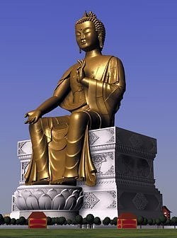 Đức Phật Di Lặc tọa lạc ở Uttar Pradesh, Ấn Độ 