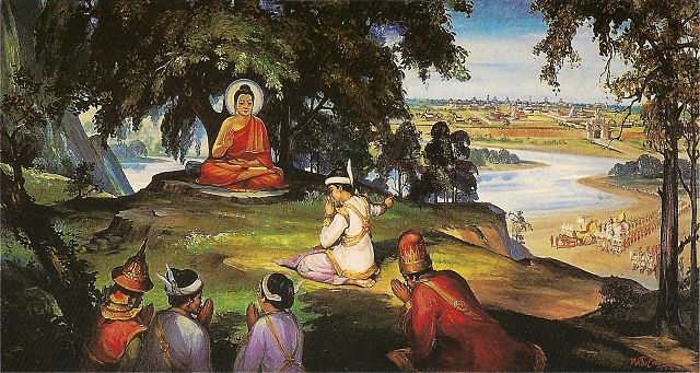 Đức Phật và vua Tần Bà Sa La