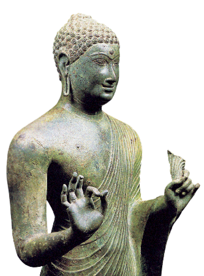 Tại vương quốc Chăm-pa ở miền Trung nước ta, các nhà khảo cổ tìm thấy tượng Phật Đồng Dương – một trong những kỷ vật còn lại đẹp nhất của trường phái Amaravati Ấn Độ.