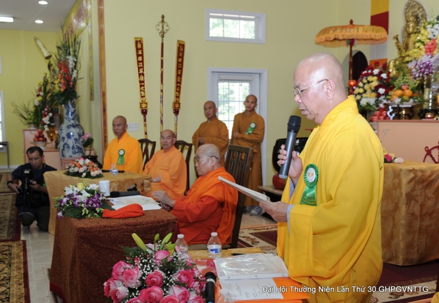 đại hôị 30 năm Giáo hội Phật giáo Việt Nam trên Thế giới (GHPGVNTTG)