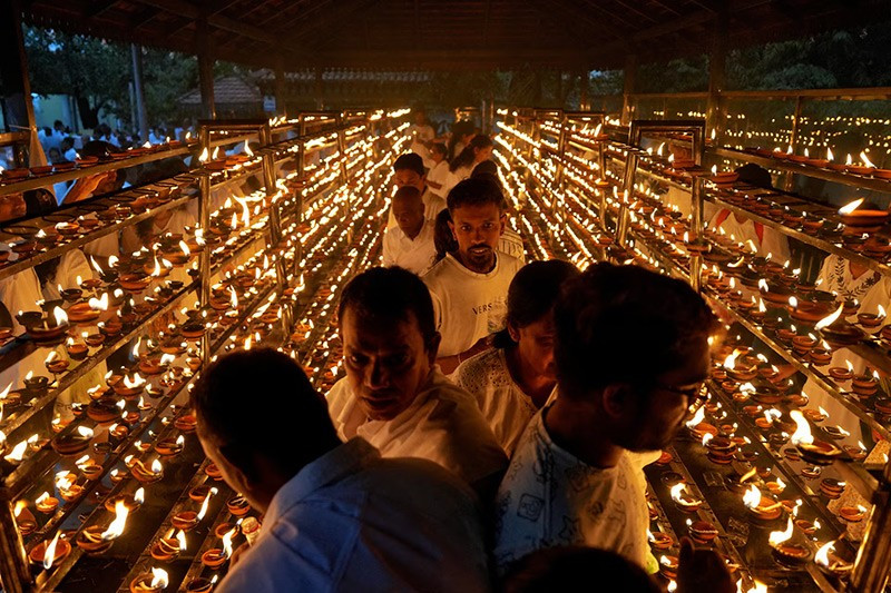Chùm ảnh: Thế giới đón mừng Đại lễ Vesak 2025 linh thiêng-7