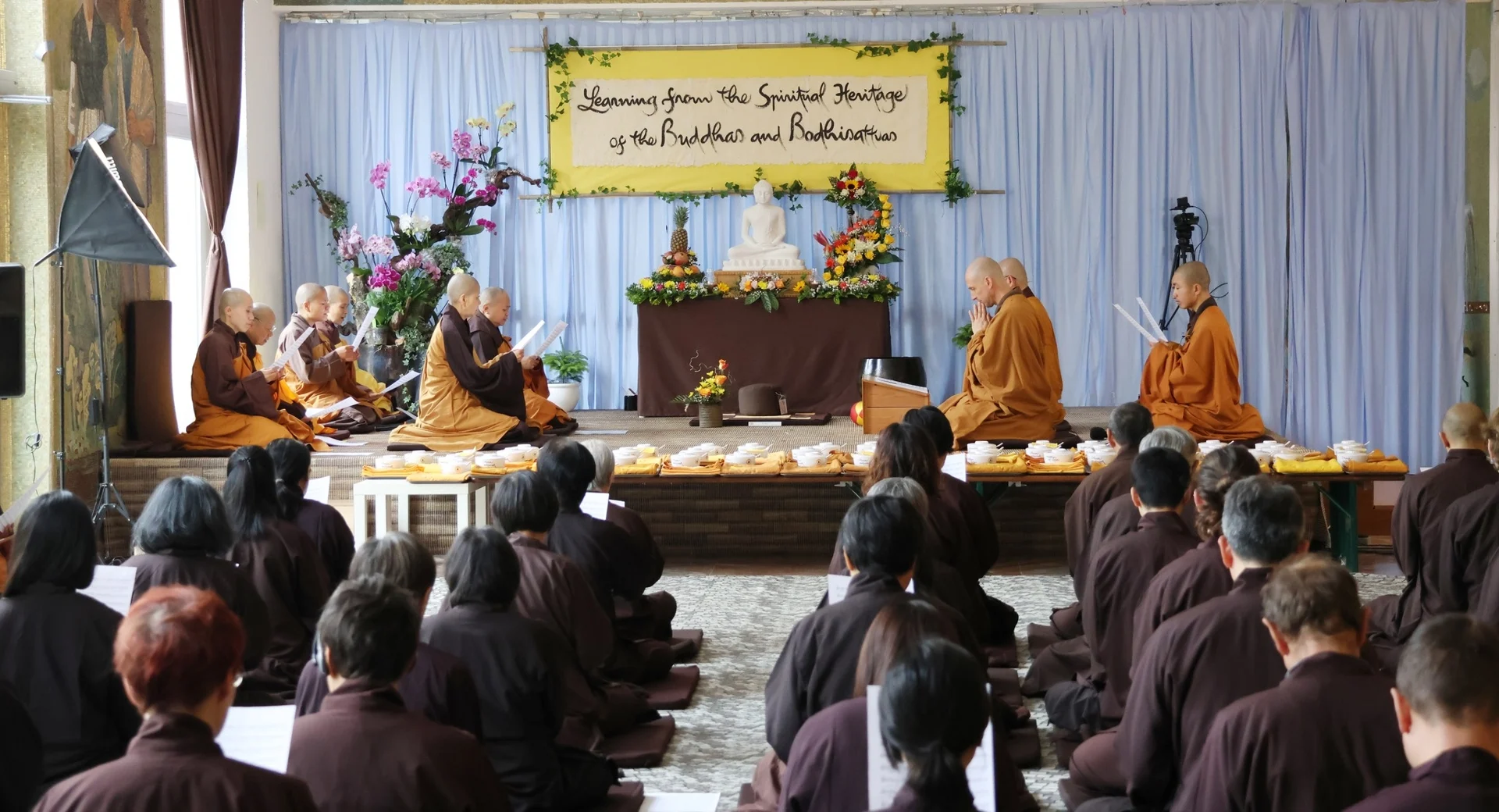 50 người đến từ 12 quốc gia xuất gia gieo duyên theo Làng Mai-12
