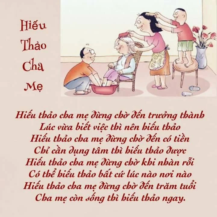 Tuyển Tập Lời Phật dạy về Hiếu Dưỡng Phụ Mẫu qua Kinh Pali & Hán Tạng