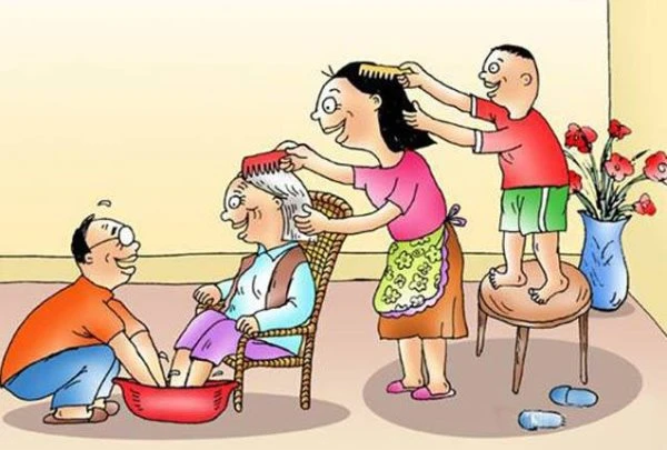 Phụng dưỡng cha mẹ chân chính được phước vô lượng