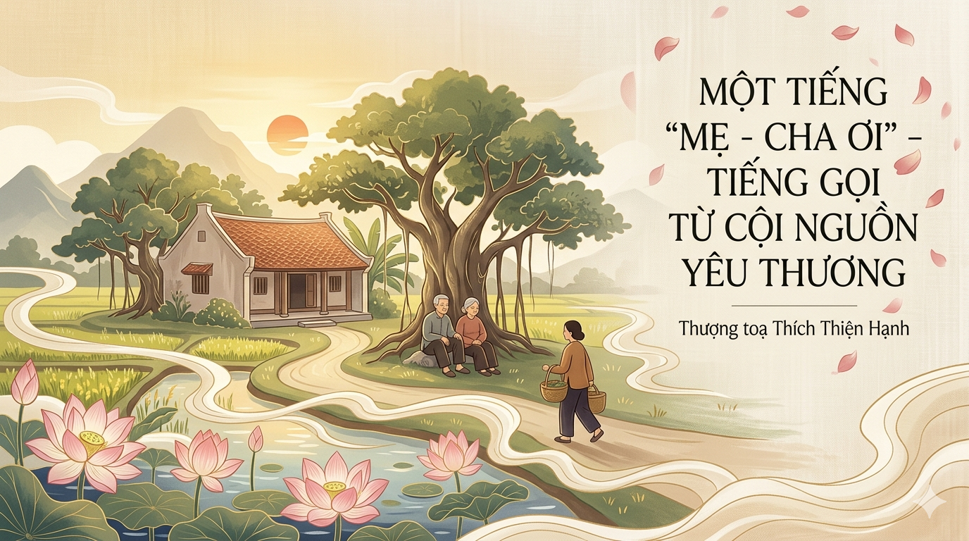 MỘT TIẾNG “MẸ - CHA ƠI” – TIẾNG GỌI TỪ CỘI NGUỒN YÊU THƯƠNG