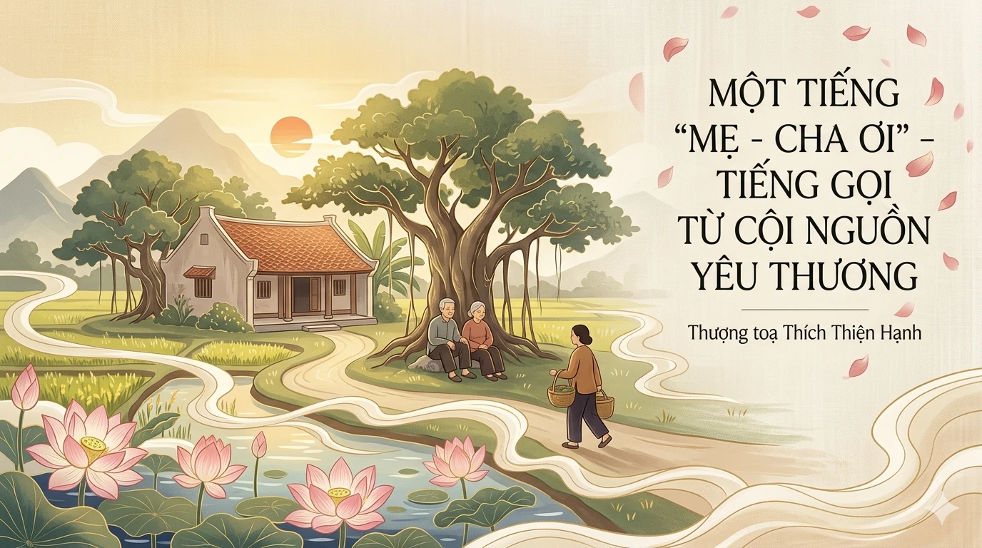 MỘT TIẾNG “MẸ - CHA ƠI” – TIẾNG GỌI TỪ CỘI NGUỒN YÊU THƯƠNG
