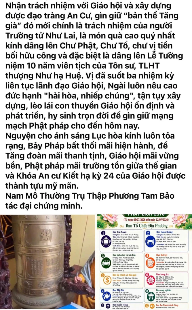 LỜI MINH ĐỊNH  CỦA CHÁNH THƯ KÝ HỘI ĐỒNG GIÁO PHẨM-4