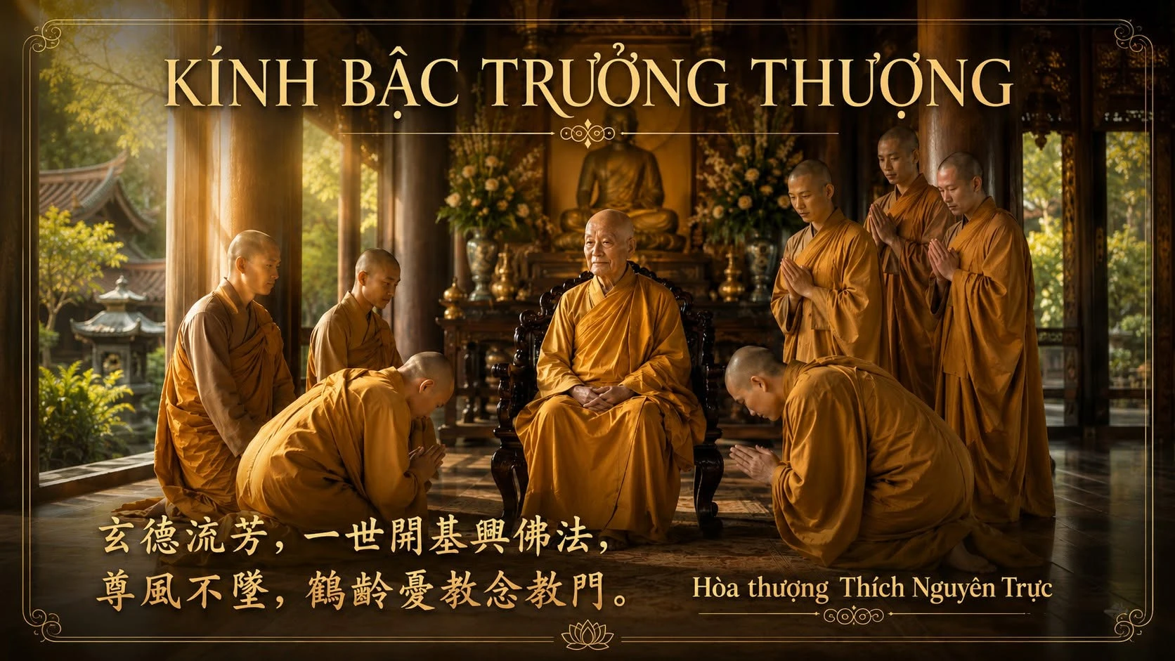 KÍNH BẬC TRƯỞNG THƯỢNG – GIỮ KỶ CƯƠNG ĐỂ ĐỪNG PHỤ CÔNG NGƯỜI ĐI TRƯỚC