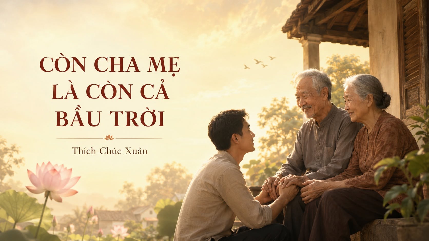 CÒN CHA MẸ LÀ CÒN CẢ BẦU TRỜI