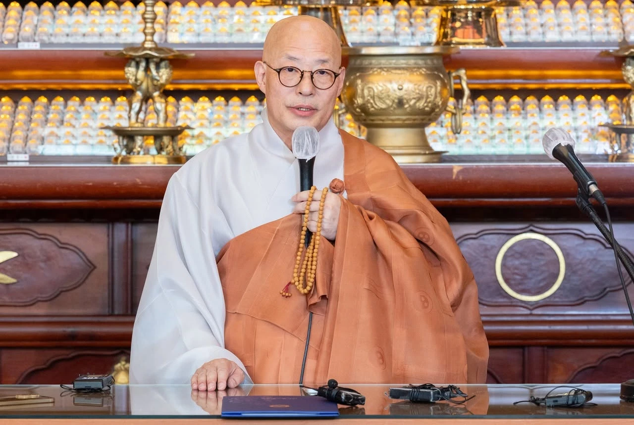 Hàn Quốc: Hòa thượng Jinwoo tái đắc cử Lãnh đạo Tông phái Tào Khê