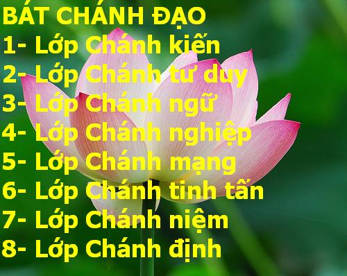 BÁT CHÁNH ĐẠO - Huệ Giáo