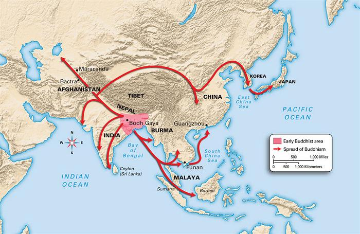 Một bản đồ lịch sử Phật Giáo đường biển sắp ra đời