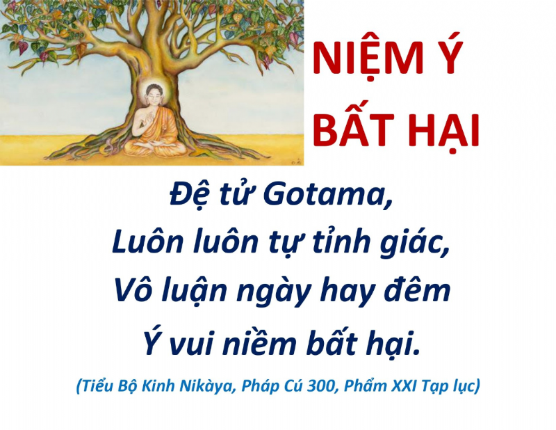 Niệm ý bất hại, an lạc, giải thoát