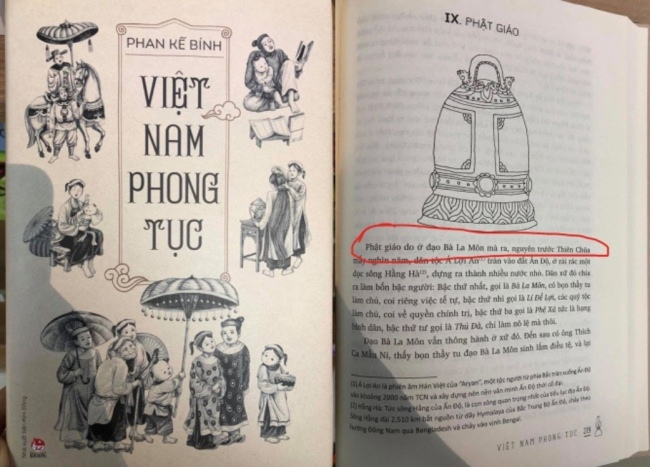 Việt Nam Phong Tục - một quyển sách lệch lạc về Phật giáo tiếp tục tái bản?