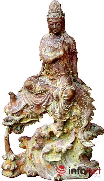 Bồ tát Quan Âm cưỡi long ngư