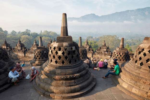 Borobudur, Indonesia.