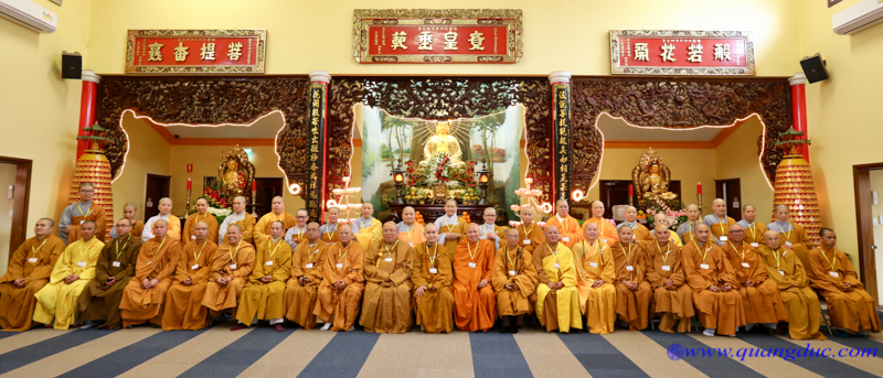 Chư Tôn Đức Tăng Ni Tham Dự Khóa An Cư kỳ 19 (2018)