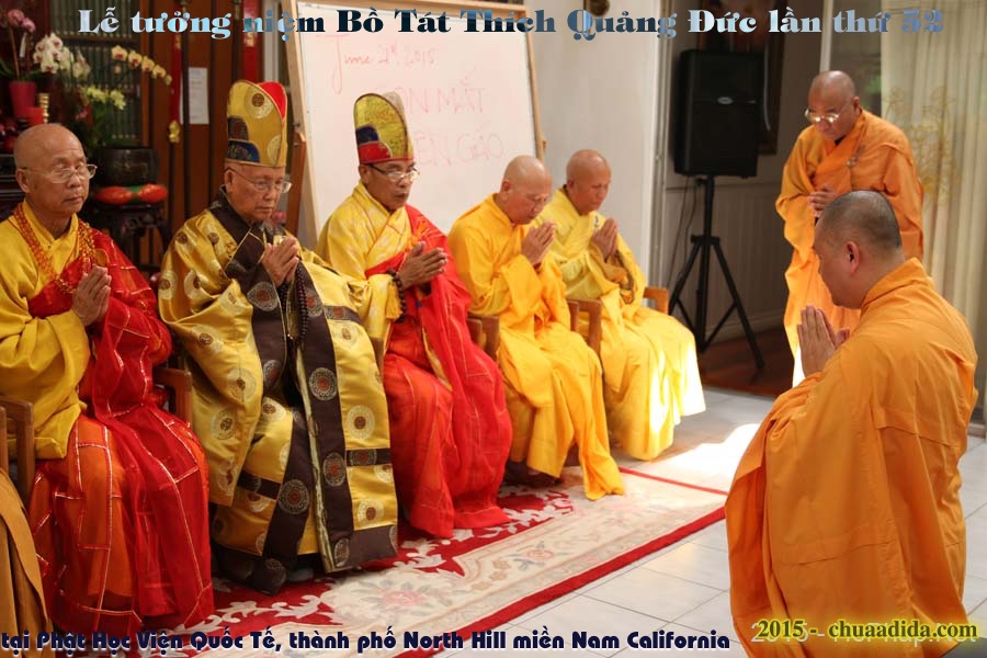 Lễ tưởng niệm Bồ Tát Thích Quảng Đức lần thứ 52 tại Hoa Kỳ