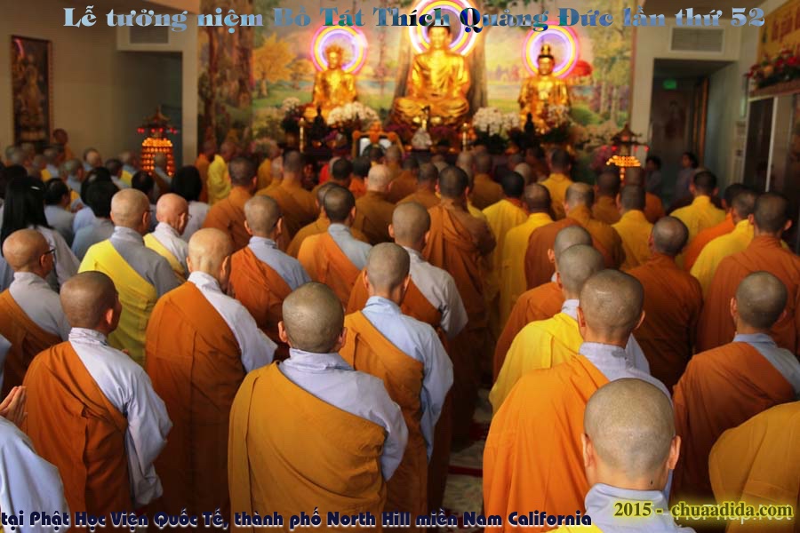 Lễ tưởng niệm Bồ Tát Thích Quảng Đức lần thứ 52 tại Hoa Kỳ