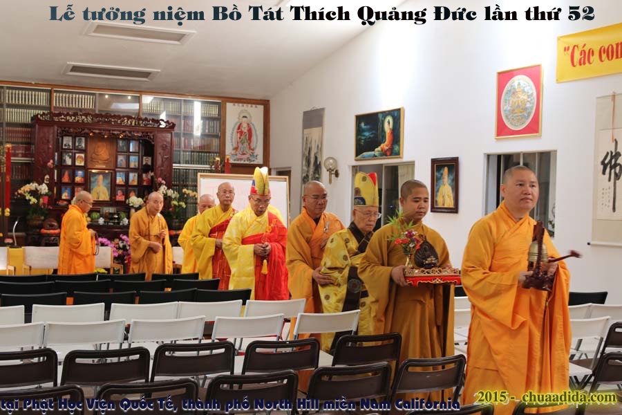 Lễ tưởng niệm Bồ Tát Thích Quảng Đức lần thứ 52 tại Hoa Kỳ