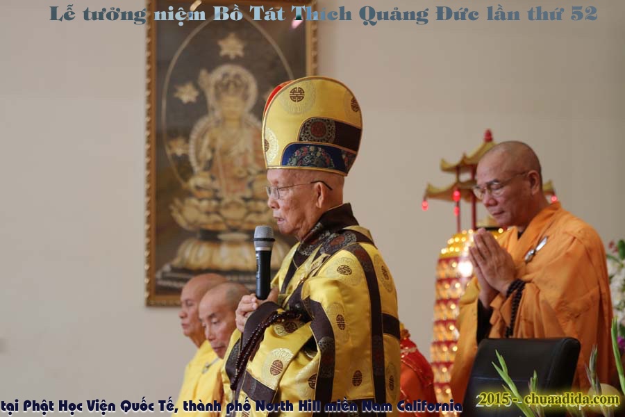 Lễ tưởng niệm Bồ Tát Thích Quảng Đức lần thứ 52 tại Hoa Kỳ