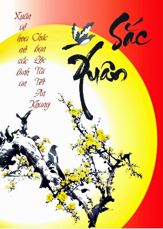 thiệp xuân