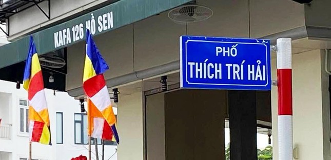 Chính thức gắn biển phố “Thích Trí Hải” ở TP.Hải Phòng ảnh 1