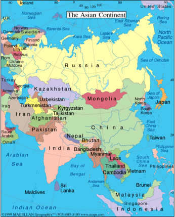 mongolia map